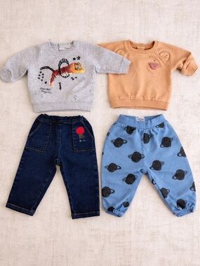 Baby Play Outfit Bundle (6–12M) – Stella McCartney, Bobo Choses, Émile et Ida